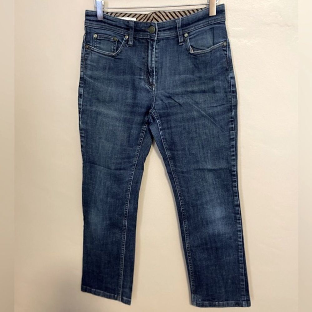 Faconnable Jeans straight leg high rise denim jeans 6
